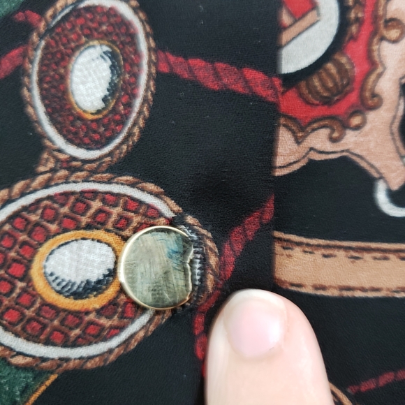 Zara Basic Chain Buckle Print Dress - Picture 10 of 13